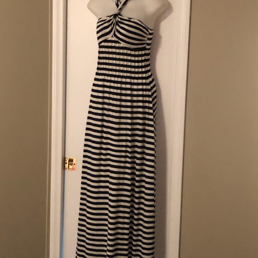 Banana Republic Long Halter Dress
